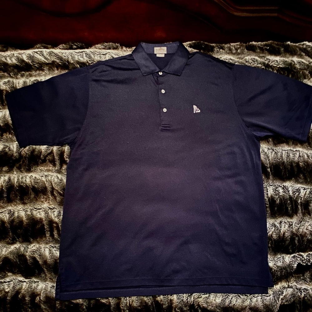 Fennec Mens Polo XL EUC  (Navy)